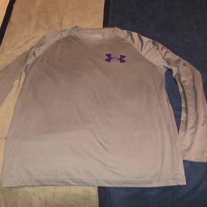 Under Armour Grey Long Sleeve Performance T-shirt